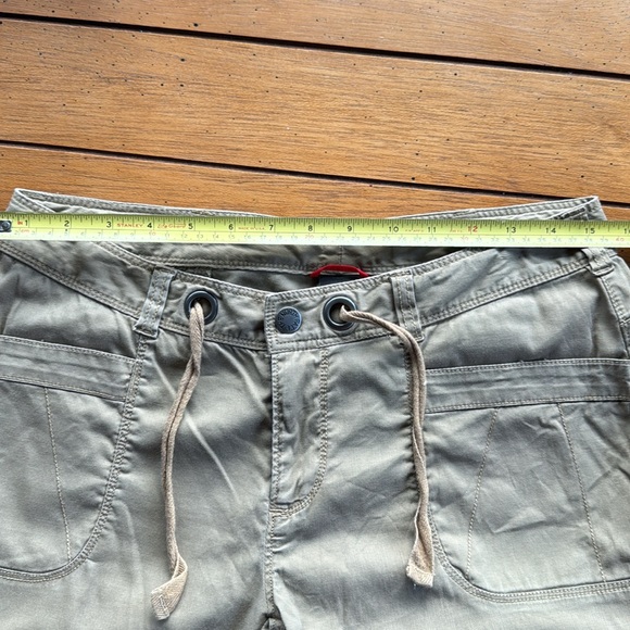 THE NORTH FACE Womens Pants Size 6 Tan Chino Straight Convertible NOBLE STRETCH - Picture 7 of 13
